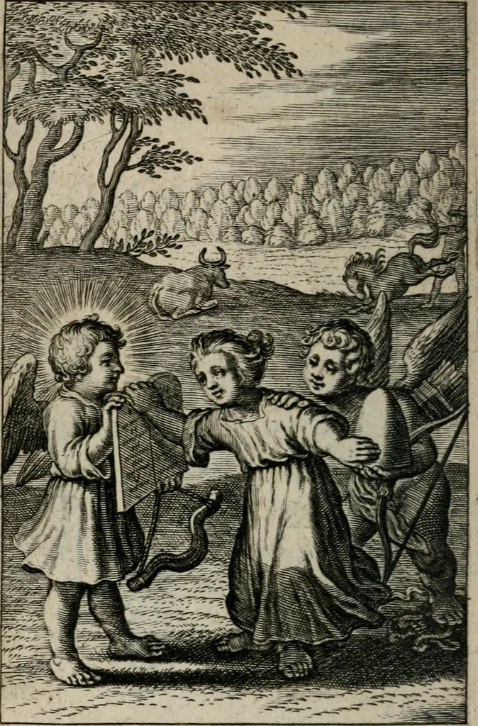 An illustration from Pia desideria. : Lib. iii. ad Vrbanvm VIII., 1632, leaf 175