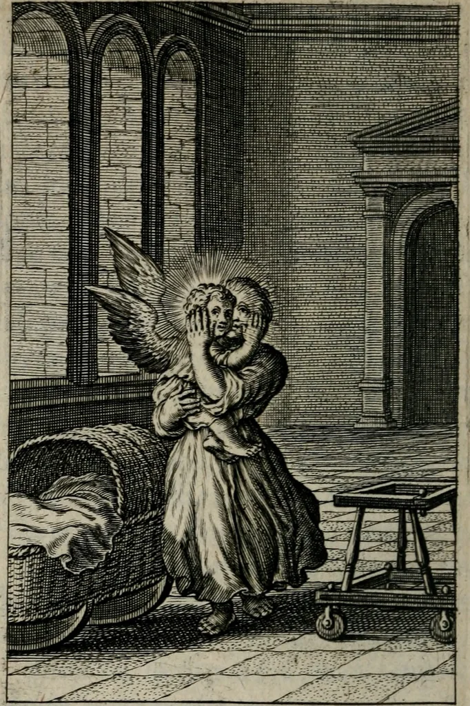 An illustration from Pia desideria. : Lib. iii. ad Vrbanvm VIII., 1632, leaf 253
