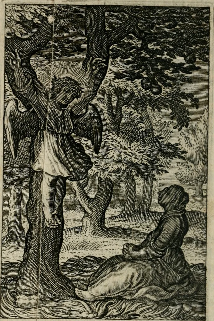 An illustration from Pia desideria. : Lib. iii. ad Vrbanvm VIII., 1632, leaf 305