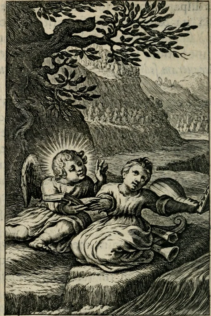 An illustration from Pia desideria. : Lib. iii. ad Vrbanvm VIII., 1632, leaf 315