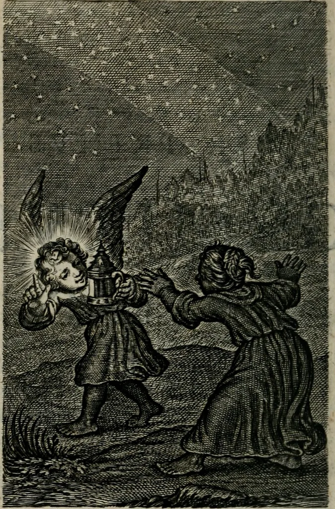 An illustration from Pia desideria. : Lib. iii. ad Vrbanvm VIII., 1632, leaf 35