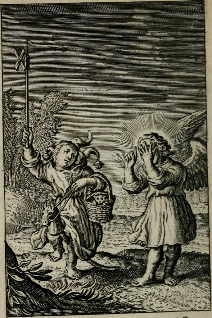 An illustration from Pia desideria. : Lib. iii. ad Vrbanvm VIII., 1632, leaf 43