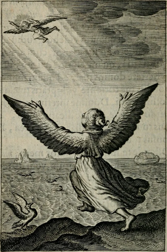 An illustration from Pia desideria. : Lib. iii. ad Vrbanvm VIII., 1632, leaf 441