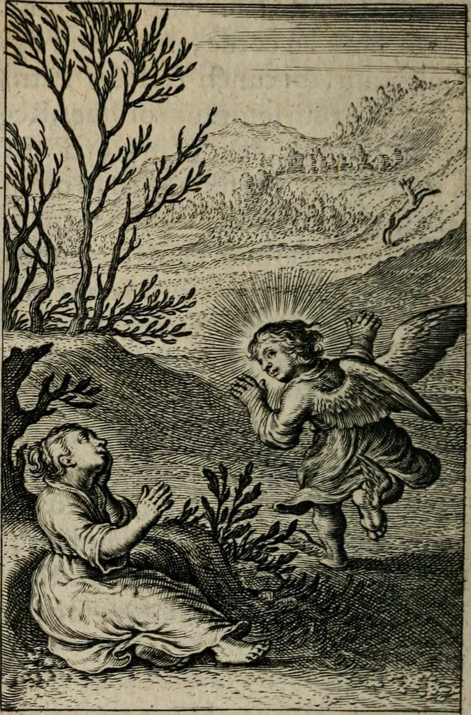 An illustration from Pia desideria. : Lib. iii. ad Vrbanvm VIII., 1632, leaf 463