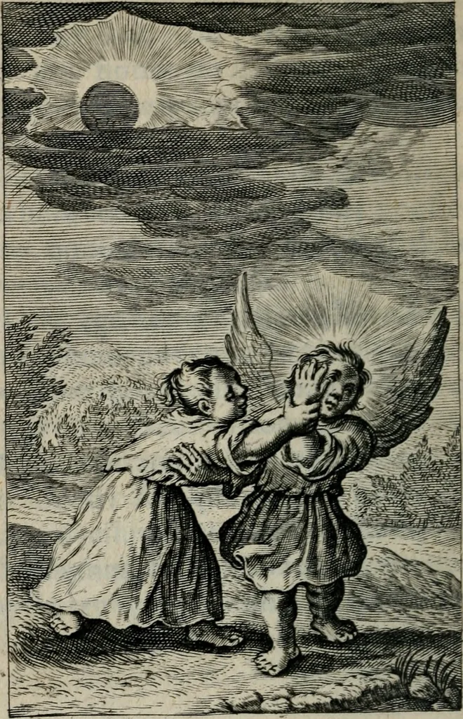An illustration from Pia desideria. : Lib. iii. ad Vrbanvm VIII., 1632, leaf 93