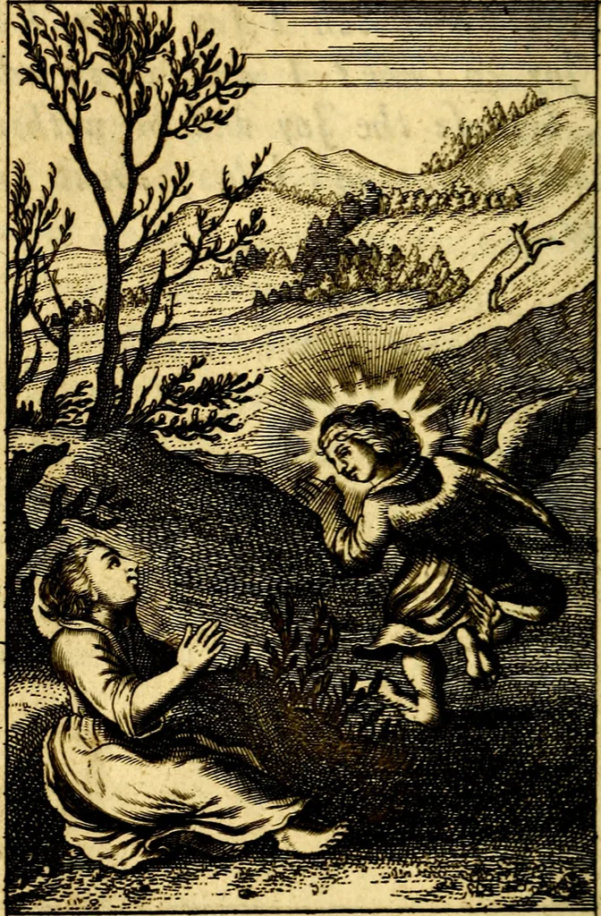 An illustration from Pia desideria; or, Divine addresses, in three books. Illustrated with XLVII. copper-plates, 1690, leaf 243