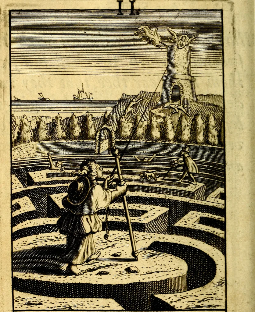 An illustration from Pia desideria: or, Divine addresses, : in three books. Illustrated with XLVII. copper-plates., 1686, leaf 113