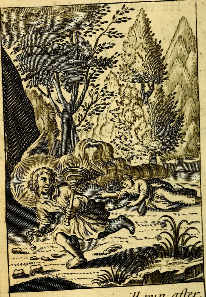 An illustration from Pia desideria: or, Divine addresses, : in three books. Illustrated with XLVII. copper-plates., 1686, leaf 147