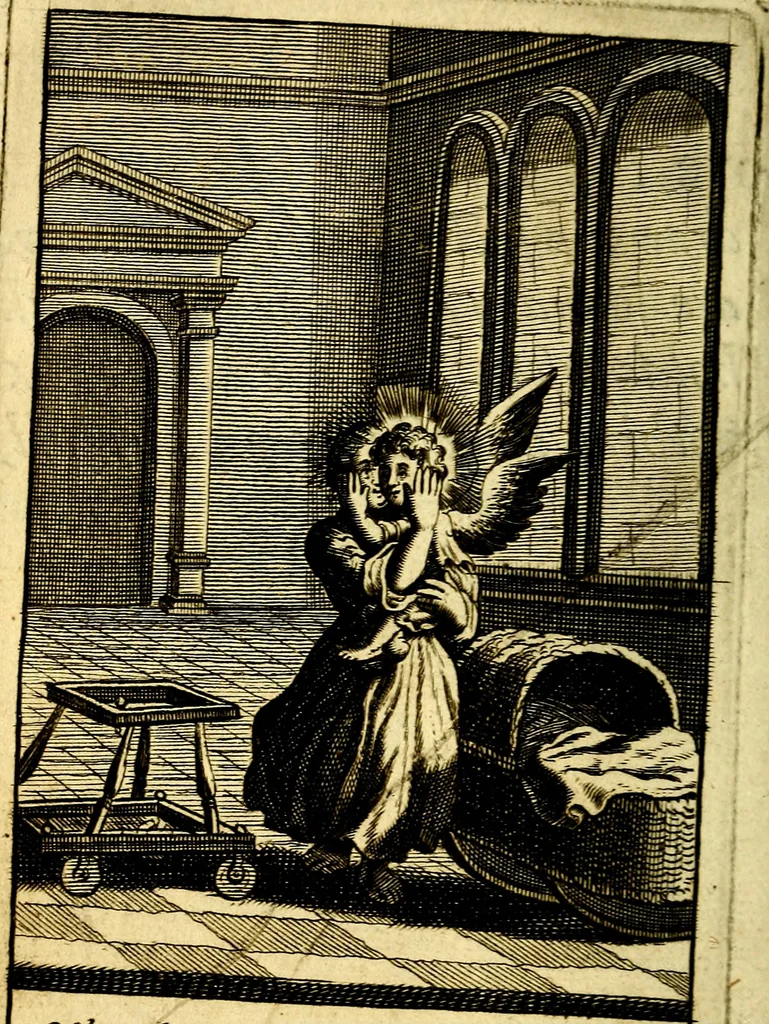 An illustration from Pia desideria: or, Divine addresses, : in three books. Illustrated with XLVII. copper-plates., 1686, leaf 153