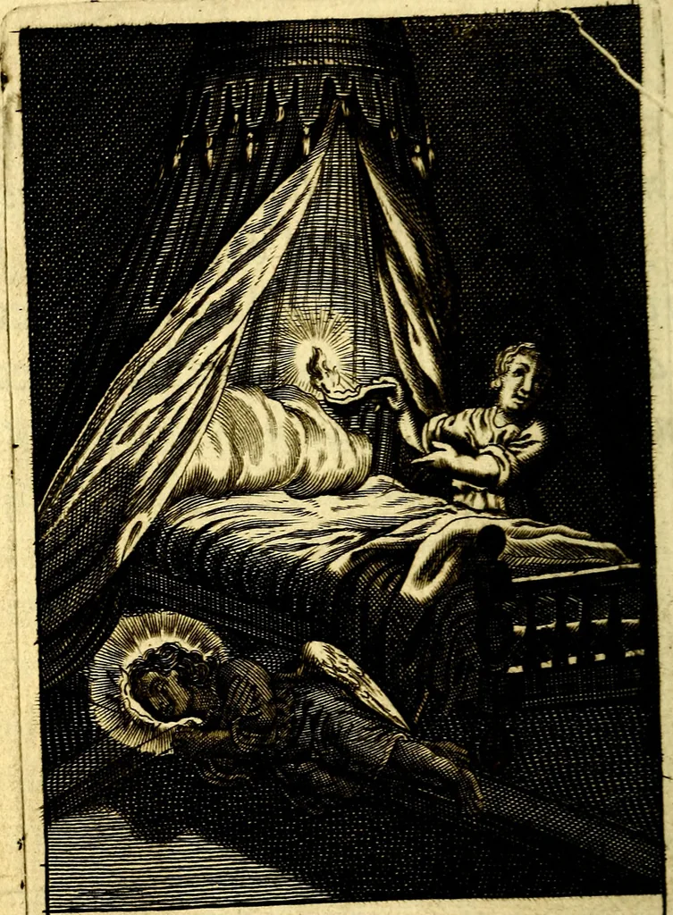 An illustration from Pia desideria: or, Divine addresses, : in three books. Illustrated with XLVII. copper-plates., 1686, leaf 159