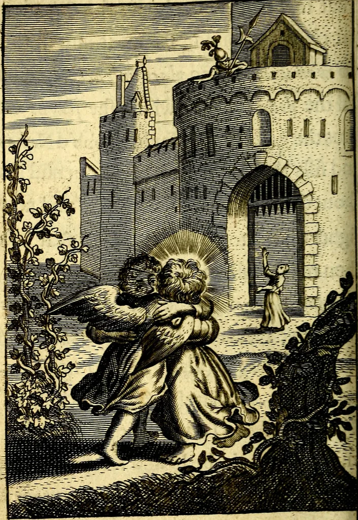 An illustration from Pia desideria: or, Divine addresses, : in three books. Illustrated with XLVII. copper-plates., 1686, leaf 169