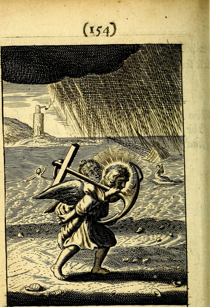 An illustration from Pia desideria: or, Divine addresses, : in three books. Illustrated with XLVII. copper-plates., 1686, leaf 175