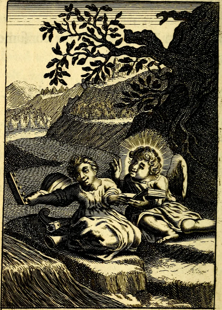 An illustration from Pia desideria: or, Divine addresses, : in three books. Illustrated with XLVII. copper-plates., 1686, leaf 189