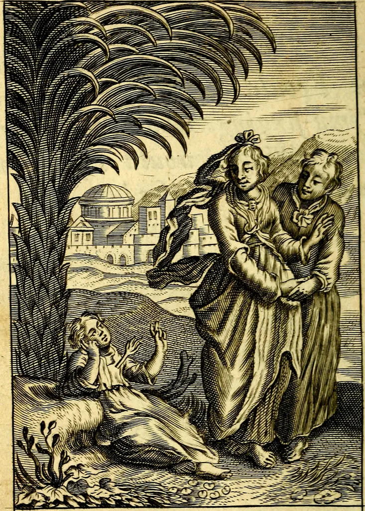 An illustration from Pia desideria: or, Divine addresses, : in three books. Illustrated with XLVII. copper-plates., 1686, leaf 195