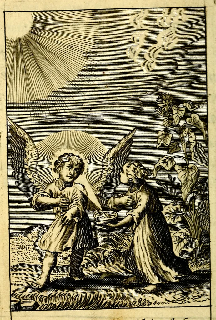 An illustration from Pia desideria: or, Divine addresses, : in three books. Illustrated with XLVII. copper-plates., 1686, leaf 211