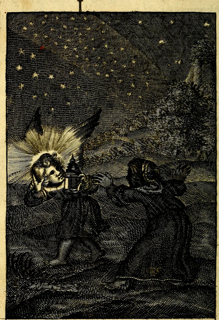 An illustration from Pia desideria: or, Divine addresses, : in three books. Illustrated with XLVII. copper-plates., 1686, leaf 25