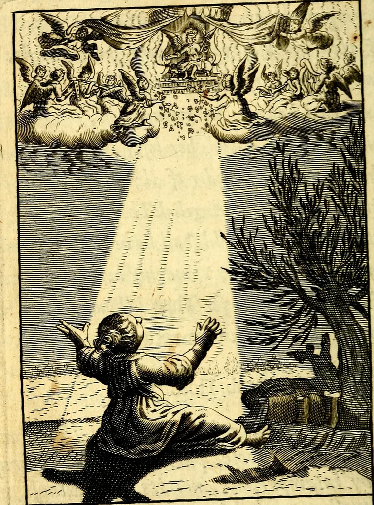 An illustration from Pia desideria: or, Divine addresses, : in three books. Illustrated with XLVII. copper-plates., 1686, leaf 275