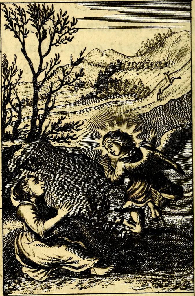An illustration from Pia desideria: or, Divine addresses, : in three books. Illustrated with XLVII. copper-plates., 1686, leaf 281