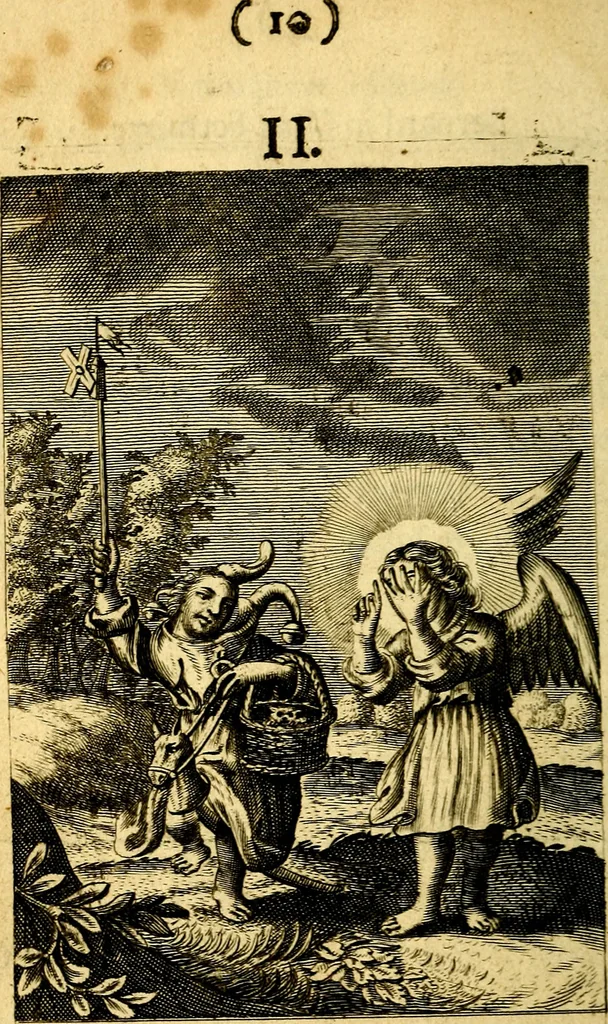 An illustration from Pia desideria: or, Divine addresses, : in three books. Illustrated with XLVII. copper-plates., 1686, leaf 31