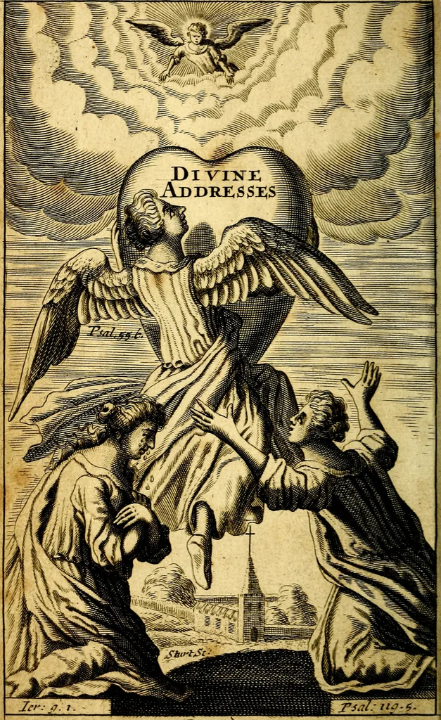 An illustration from Pia desideria: or, Divine addresses, : in three books. Illustrated with XLVII. copper-plates., 1686, leaf 5