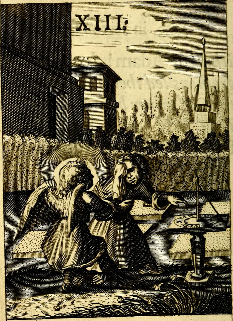An illustration from Pia desideria: or, Divine addresses, : in three books. Illustrated with XLVII. copper-plates., 1686, leaf 87
