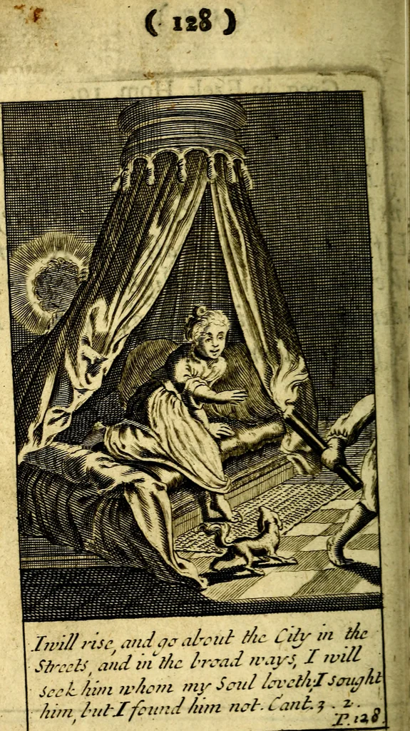An illustration from Pia desideria: or, Divine addresses, in three books, 1702, leaf 143