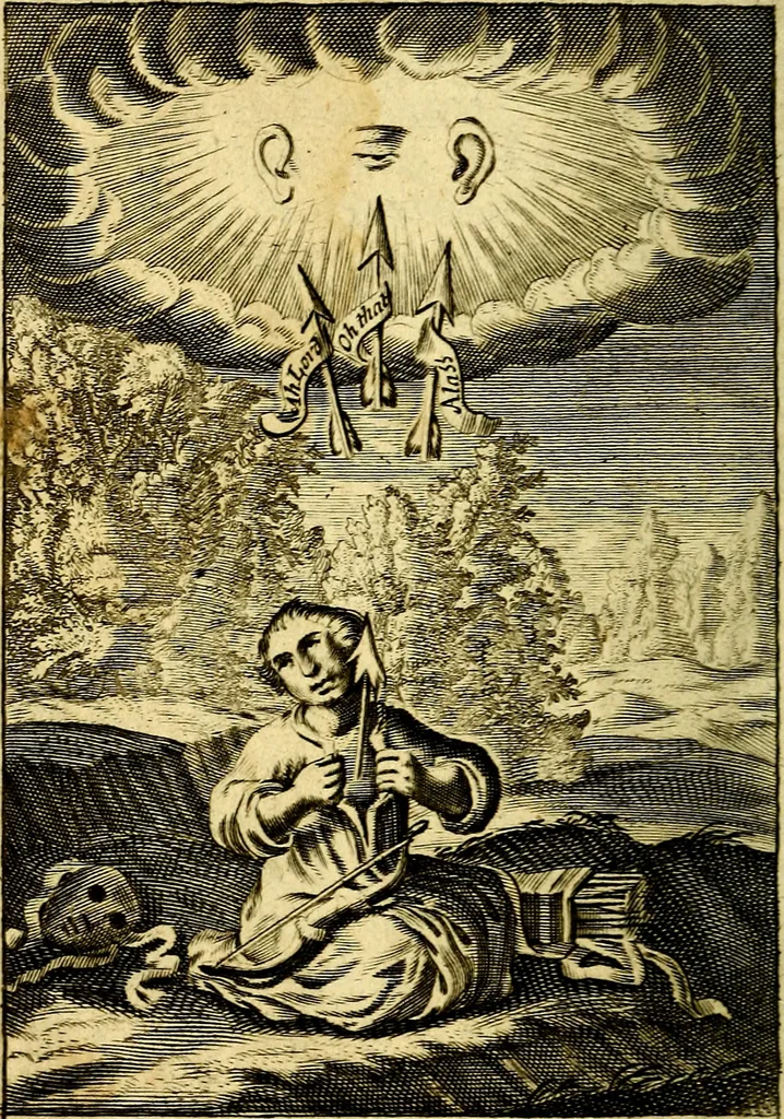 An illustration from Pia desideria: or, Divine addresses, in three books, 1702, leaf 17