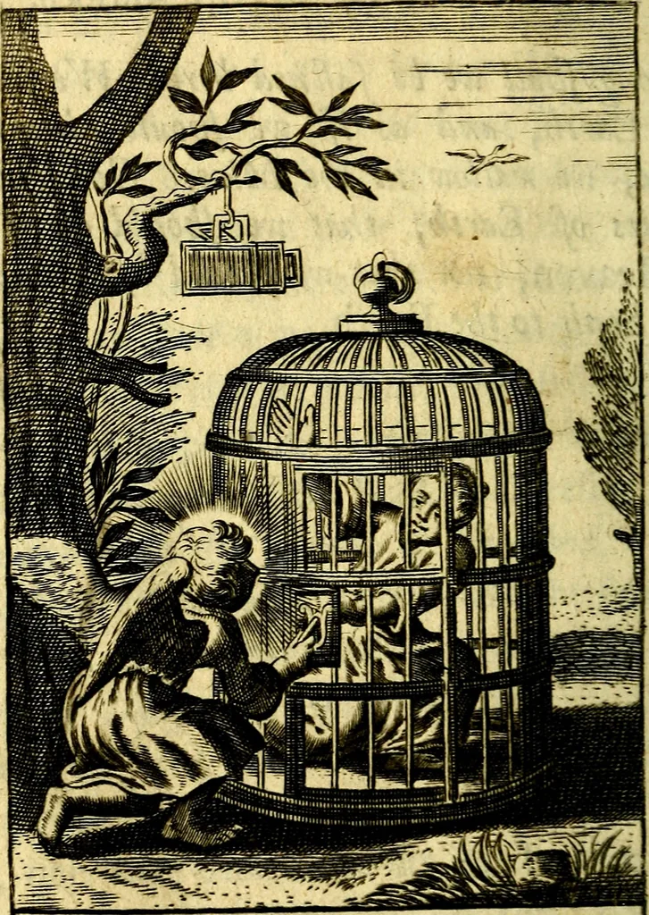 An illustration from Pia desideria: or, Divine addresses, in three books, 1702, leaf 219