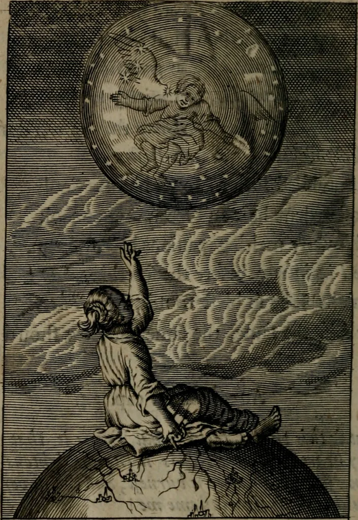 An illustration from Pia desideria: or, divine addresses : in three books. Illustrated with XLVII. copper-plates, 1690, leaf 195