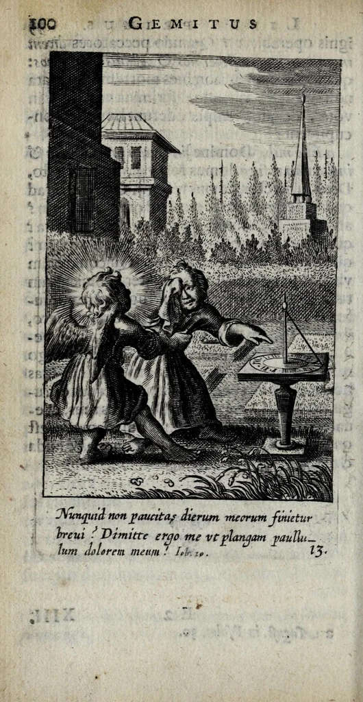 An illustration from Pia desideria : tribus libris comprehensa ..., 1676, leaf 120