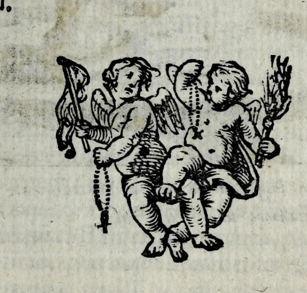 An illustration from Pia desideria : tribus libris comprehensa ..., 1676, leaf 157
