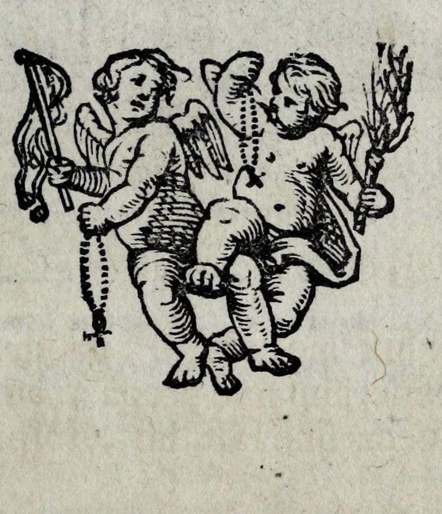 An illustration from Pia desideria : tribus libris comprehensa ..., 1676, leaf 435