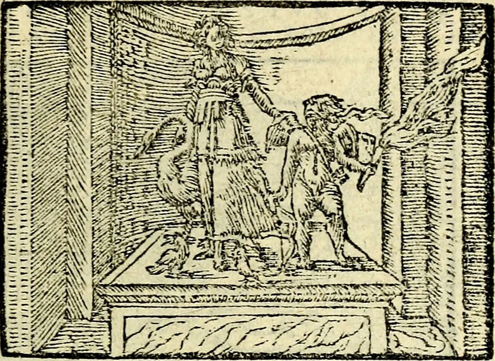 An illustration from Picta poesis : ut pictura poesis erit, 1552, leaf 118