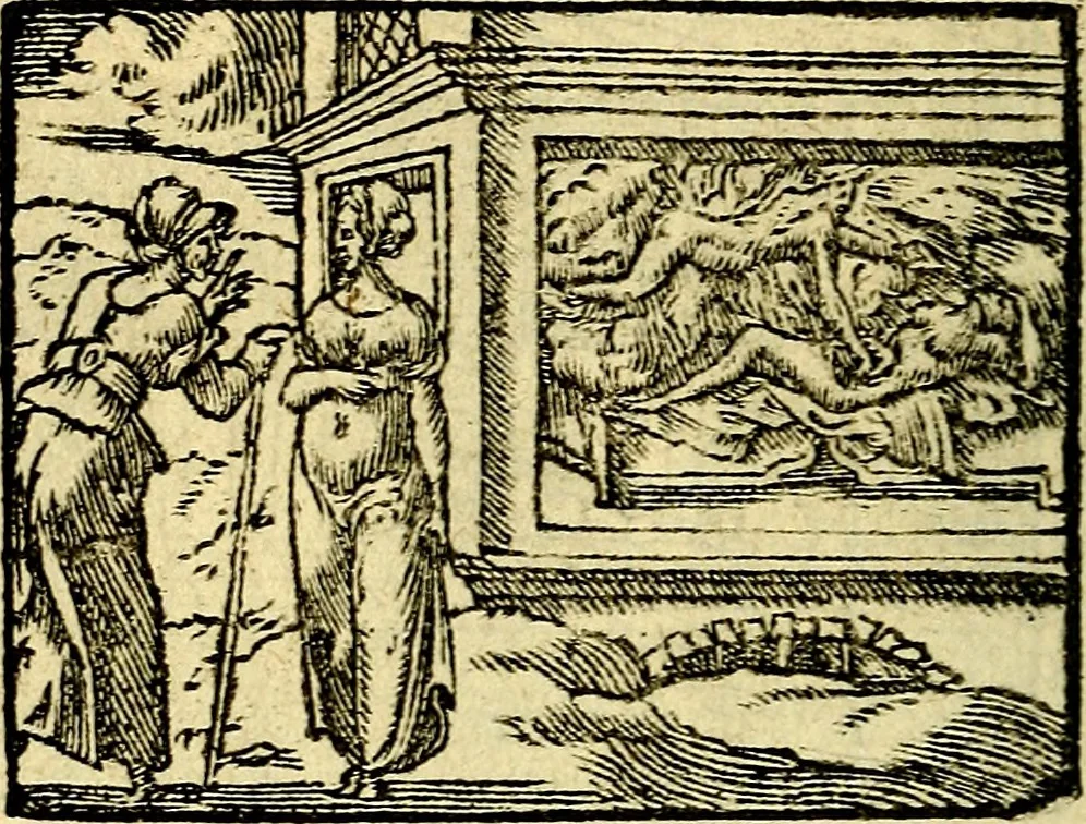 An illustration from Picta poesis : ut pictura poesis erit, 1552, leaf 85