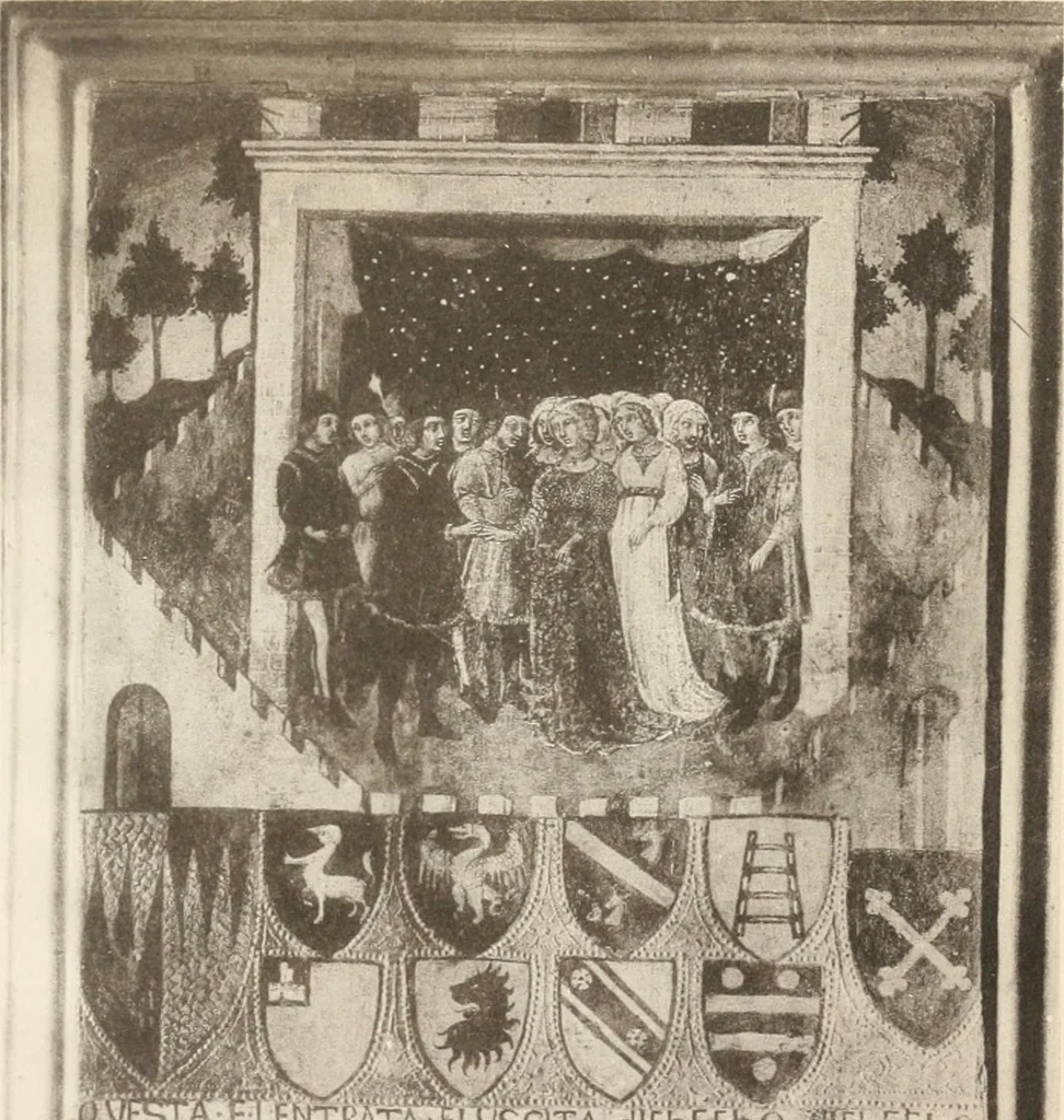 An illustration from A pictorial chronicle of Siena, 1902, leaf 102