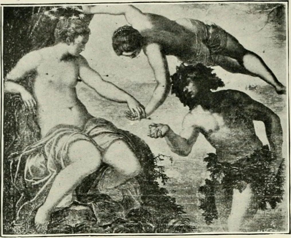 An illustration from Pictorial composition and the critical judgment of pictures; a handbook for students and lovers of art, 1903, leaf 103