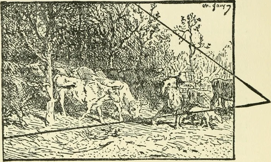 An illustration from Pictorial composition and the critical judgment of pictures; a handbook for students and lovers of art, 1903, leaf 121