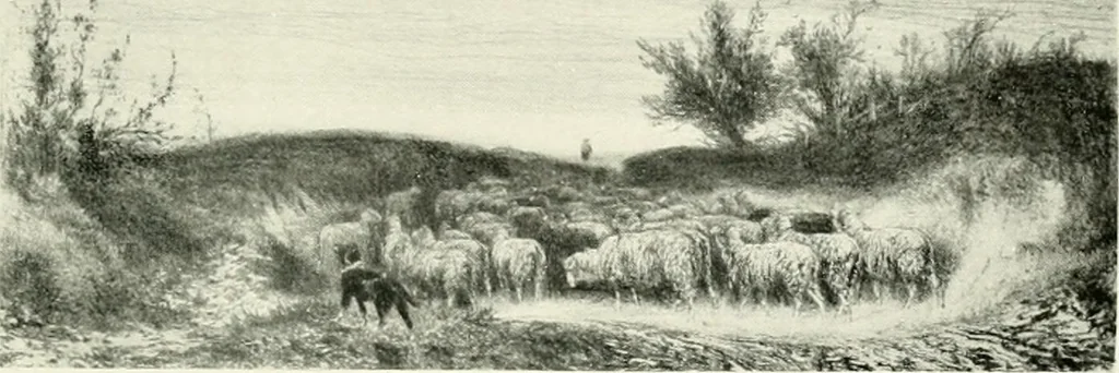 An illustration from Pictorial composition and the critical judgment of pictures; a handbook for students and lovers of art, 1903, leaf 144