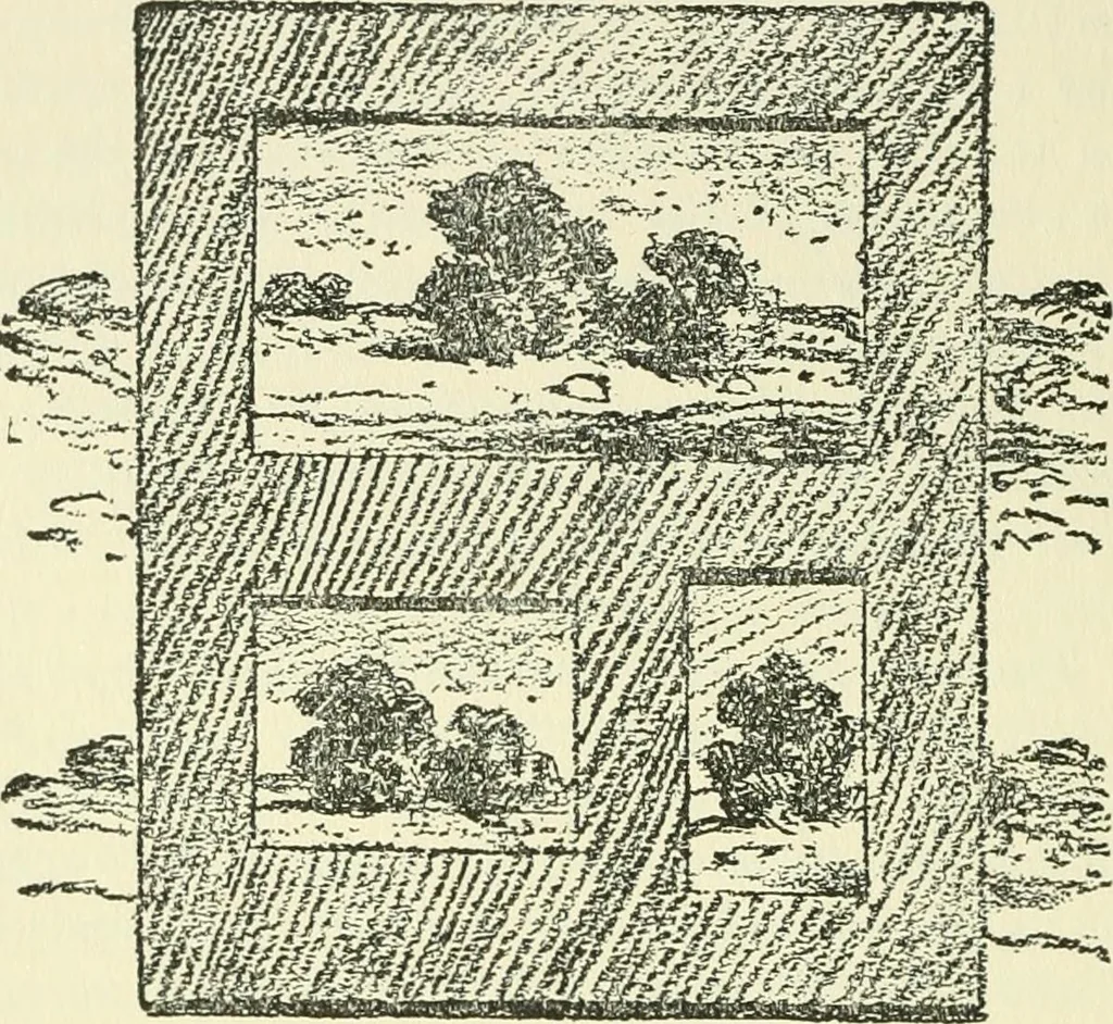 An illustration from Pictorial composition and the critical judgment of pictures; a handbook for students and lovers of art, 1903, leaf 173