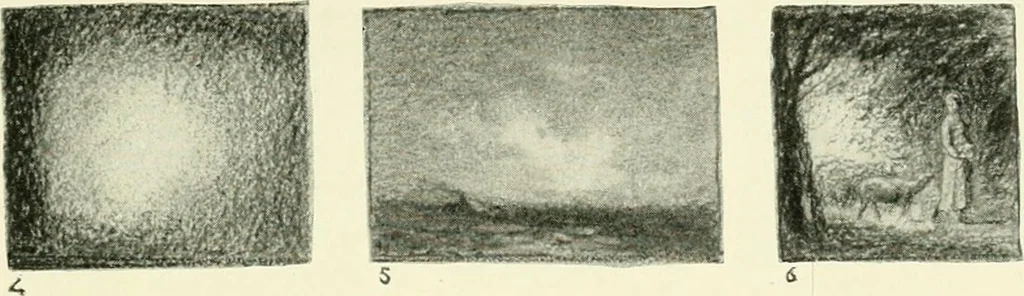 An illustration from Pictorial composition and the critical judgment of pictures; a handbook for students and lovers of art, 1903, leaf 184