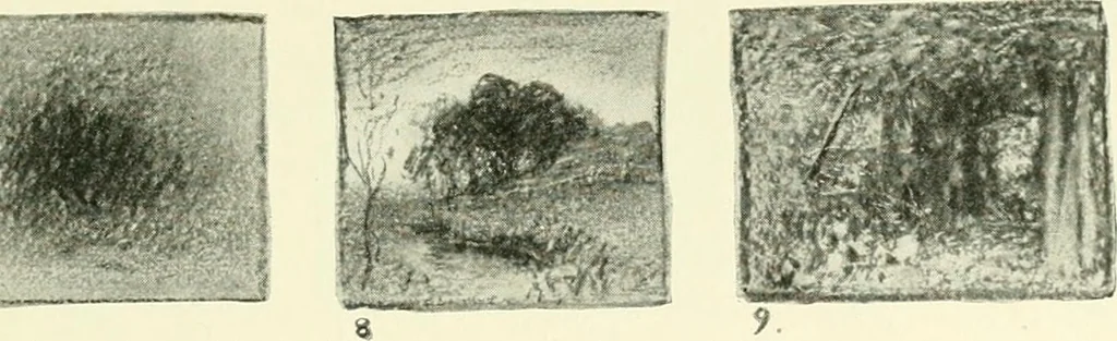An illustration from Pictorial composition and the critical judgment of pictures; a handbook for students and lovers of art, 1903, leaf 184