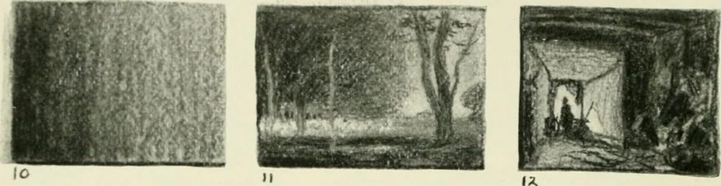 An illustration from Pictorial composition and the critical judgment of pictures; a handbook for students and lovers of art, 1903, leaf 185