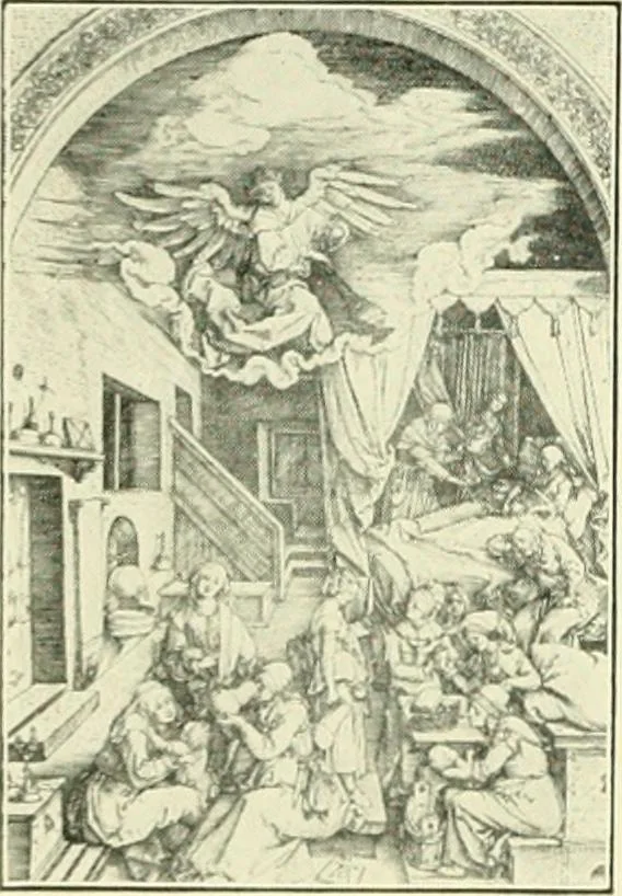 An illustration from Pictorial composition and the critical judgment of pictures; a handbook for students and lovers of art, 1903, leaf 219