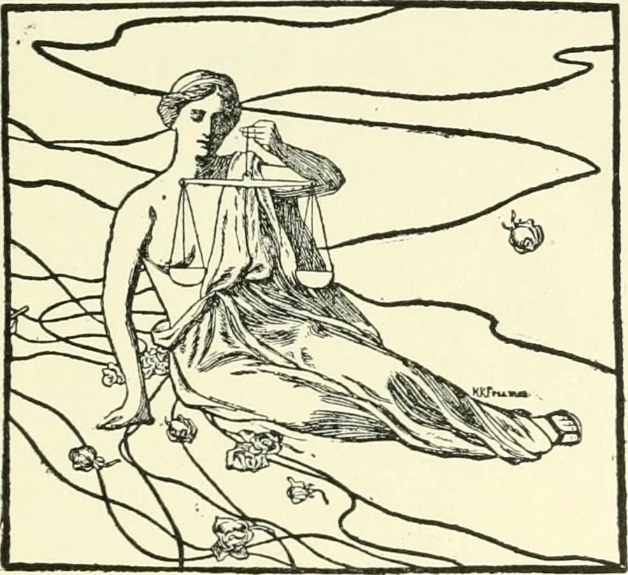 An illustration from Pictorial composition and the critical judgment of pictures; a handbook for students and lovers of art, 1903, leaf 8