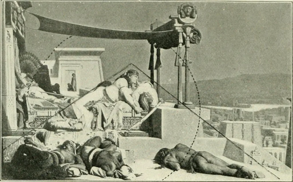 An illustration from Pictorial composition and the critical judgment of pictures; a handbook for students and lovers of art, 1903, leaf 97