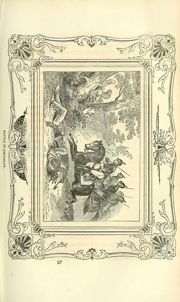 An illustration from Pictorial life of Andrew Jackson, 1847, leaf 221