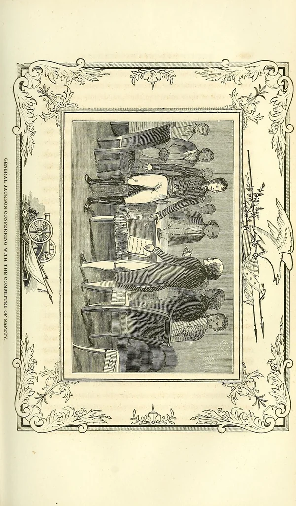 An illustration from Pictorial life of Andrew Jackson, 1847, leaf 305