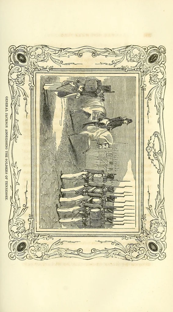 An illustration from Pictorial life of Andrew Jackson, 1847, leaf 449