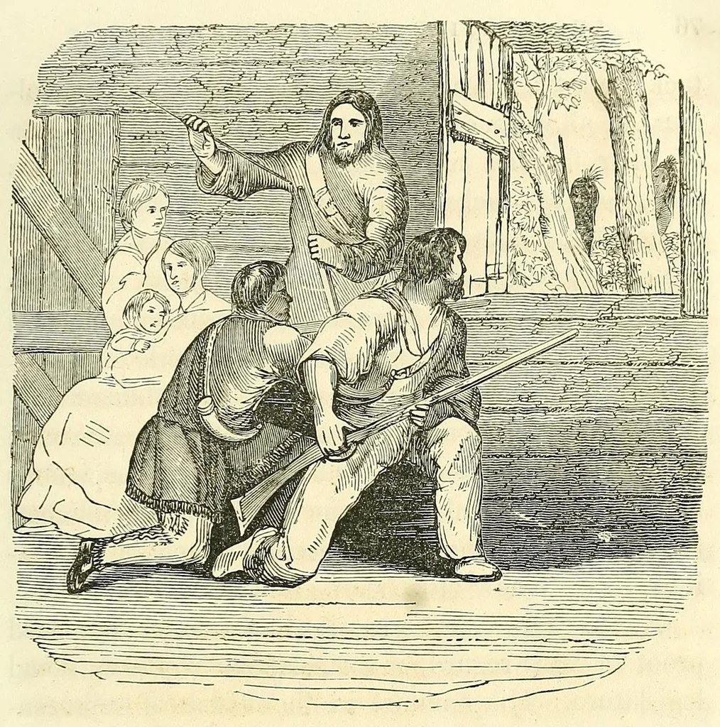 An illustration from Pictorial life of Andrew Jackson, 1847, leaf 93