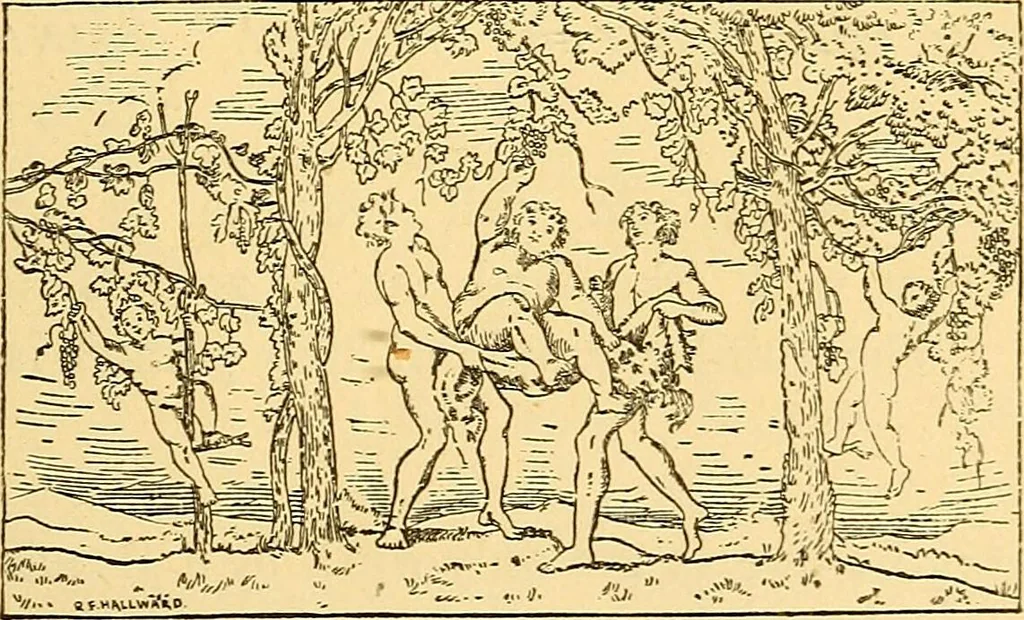 An illustration from Pictorial notes in the National Gallery, 1877, leaf 102